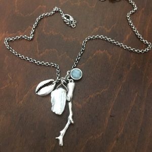 Summer sea charm necklace